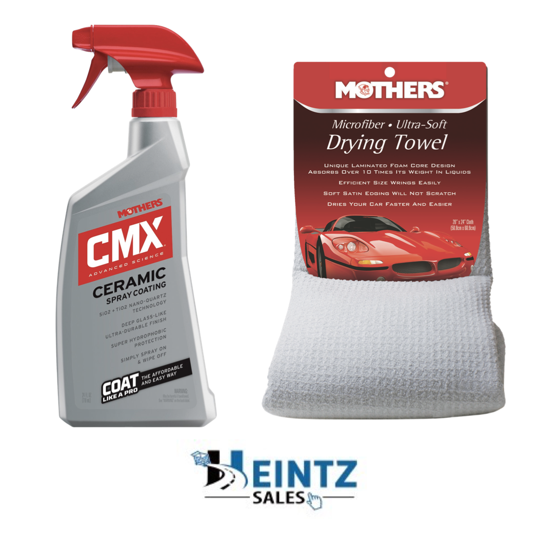 MOTHERS 01024/155300 CMX Ceramic Spray Coating W/ Ultra Soft Drying Towel