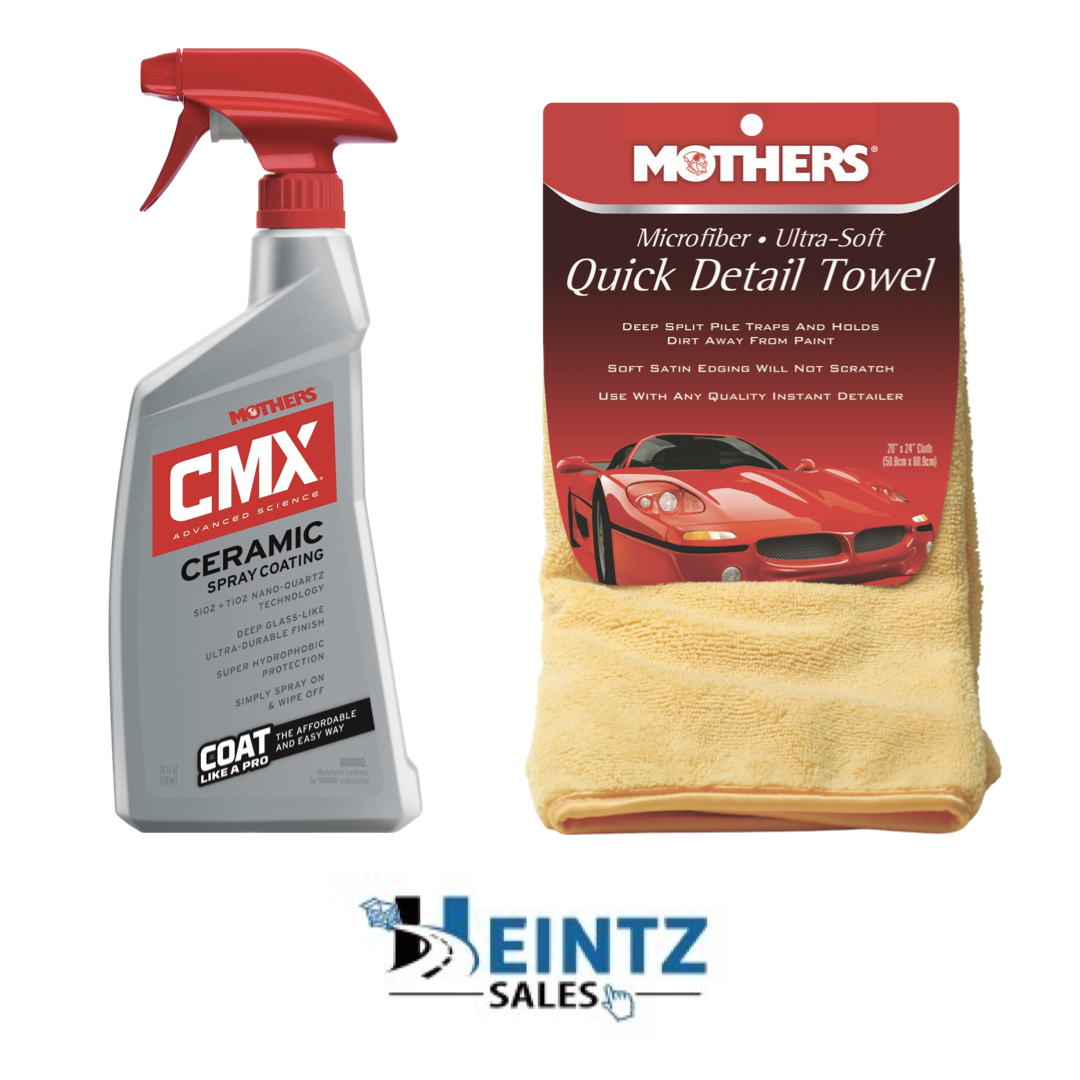 MOTHERS 01024/155600 CMX Ceramic Spray Coating W/ Ultra Soft Microfiber Towel