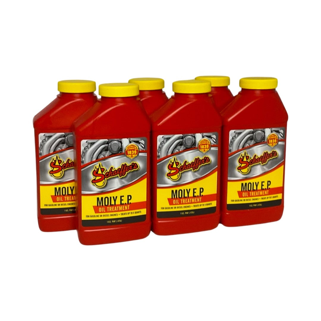 Schaeffer's 0132 - 6 Pack Moly E.P (Extreme Pressure) Oil Treatment - 1 pint ea.