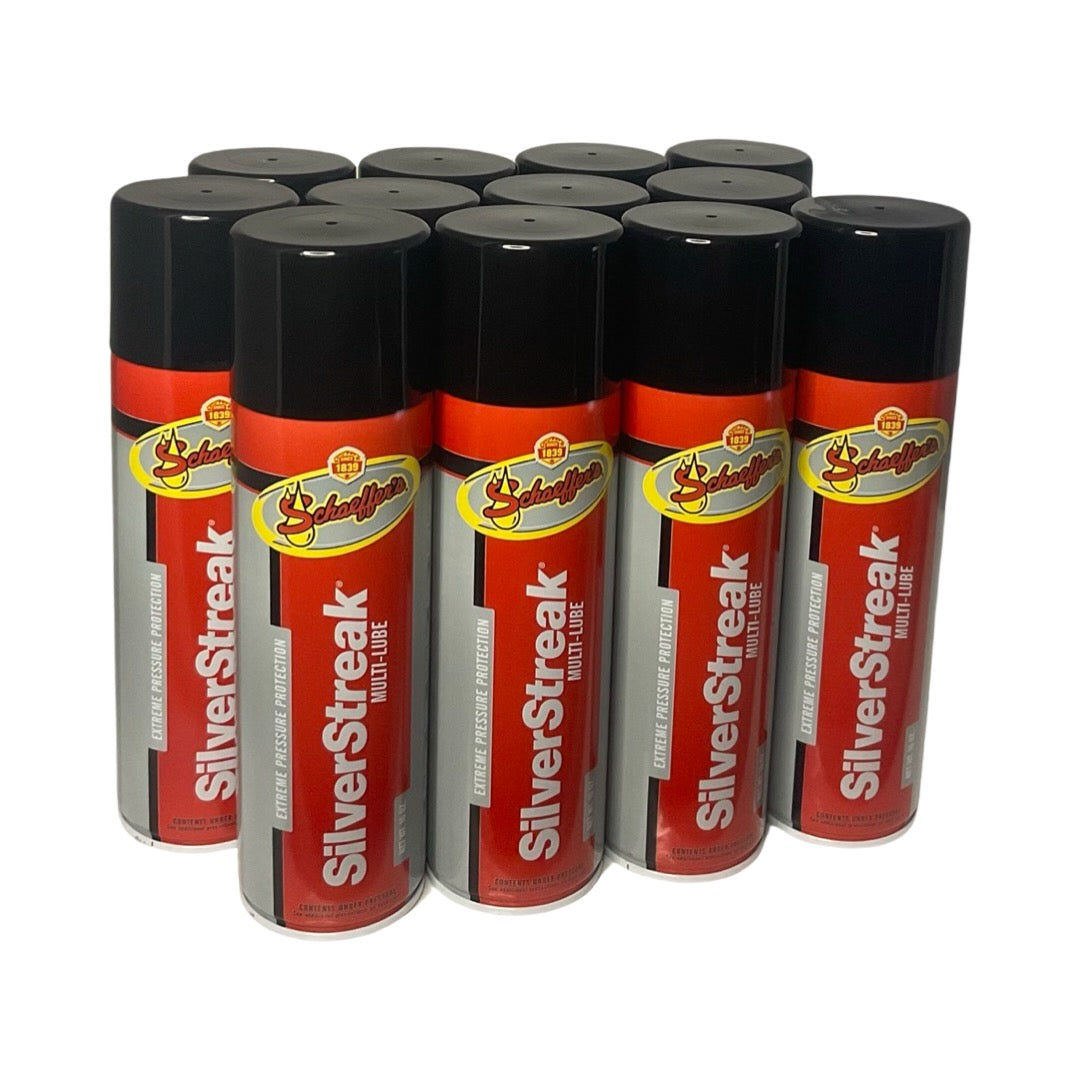 Schaeffer's 200 - 12 Pack Silver Streak® Multi-Lube Spray - 16 oz. ea.