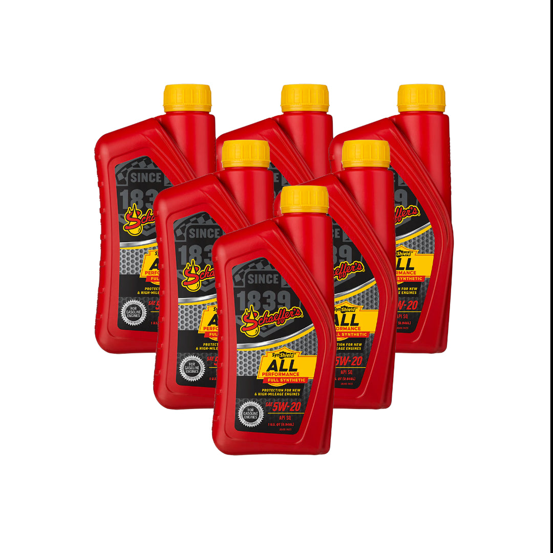 Schaeffer's 6520 SynShield® All Performance Full Synthetic 0W-20 1 qt. (6Pack)