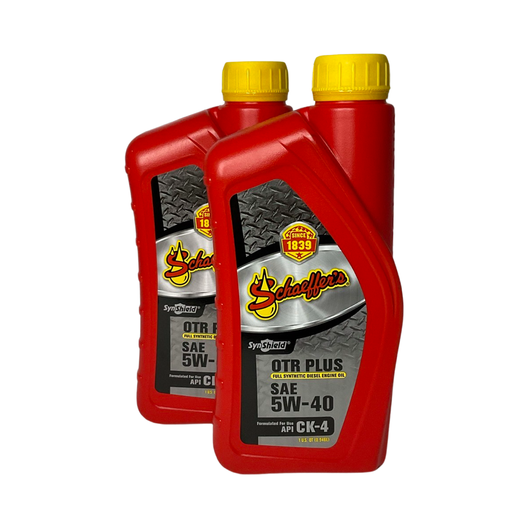 Schaeffer's 9000 - 2 Pack SynShield® OTR Plus Full Synthetic 5W-40 - 1 qt. ea.