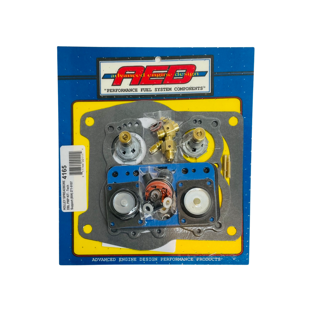 AED 4165 Holley Spreadbore Double Pumper Carburetor Rebuild kit 650-800 -NEW
