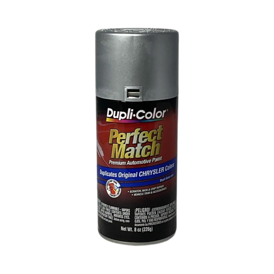 Dupli-Color BCC0410 Chrysler Bright Silver Metallic Perfect Match Automotive Spray Paint - 8 oz.
