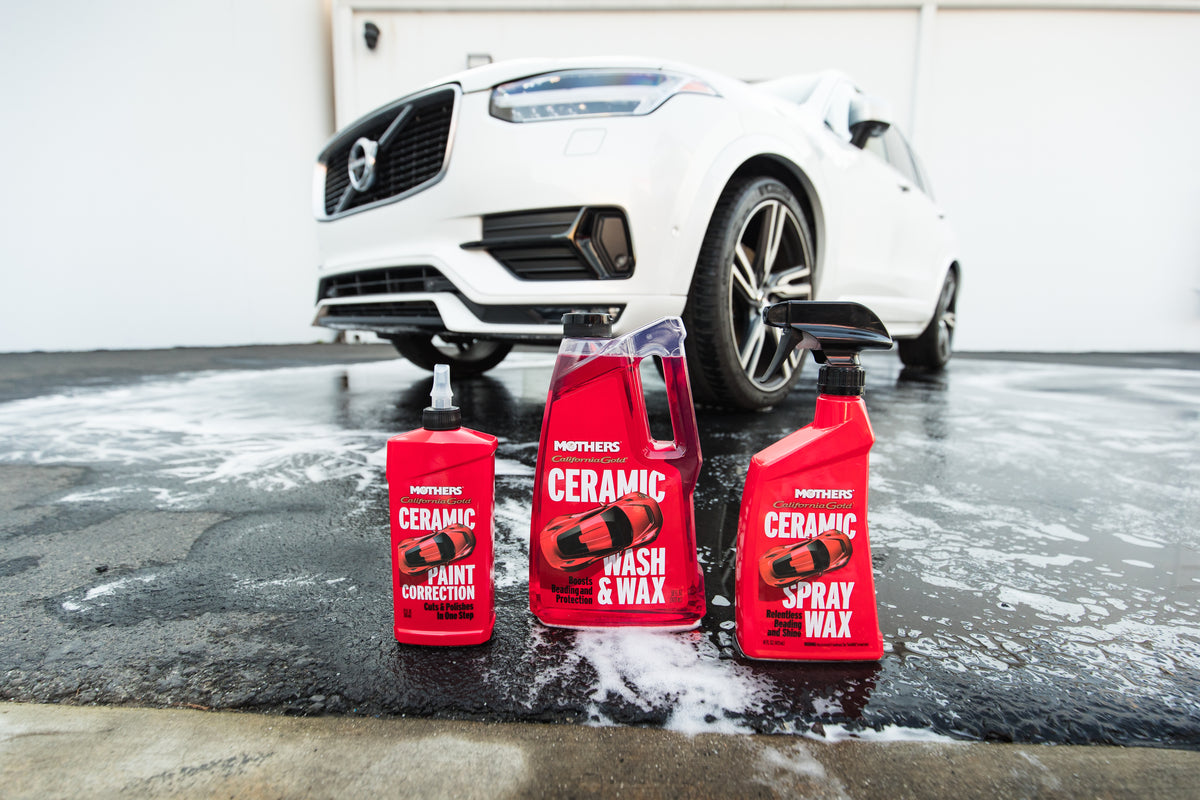 Mothers Ceramic Bundle - 01712/05650/05766 - Ceramic Wash & Wax, Paint Correction, Spray Wax