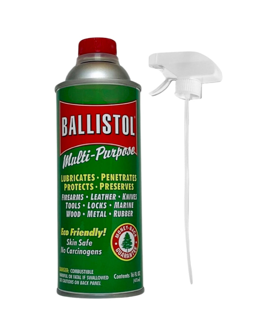 Ballistol Multi Purpose Lubricant Gun Cleaner - 16 oz can w/ Spray Trigger
