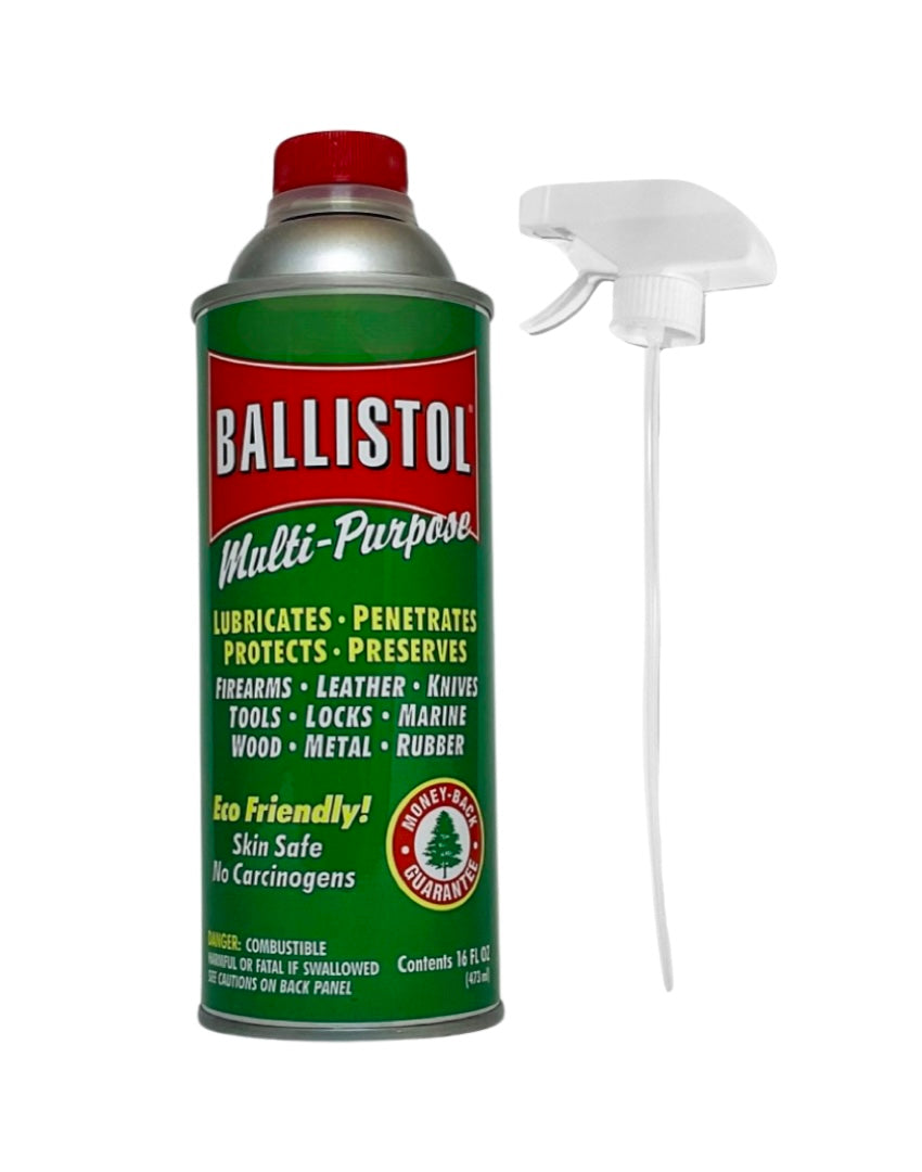 Ballistol 120076 Gun Cleaner & Lubricant - Preserves-16 oz can w/ free Sprayer