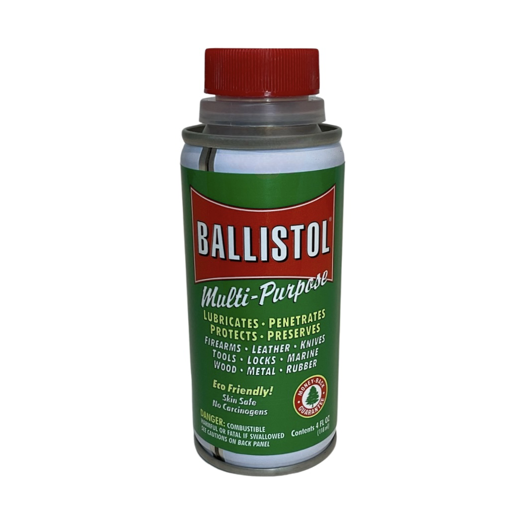 Ballistol Multi Purpose Lubricant Gun Cleaner - 4oz can - Preserving Oil - 2 Pack