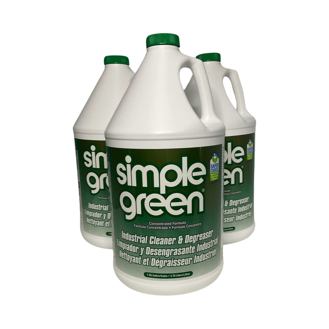 Simple Green 13005 - 3 Pack Concentrated Industrial Cleaner and Degreaser - 1 gal.
