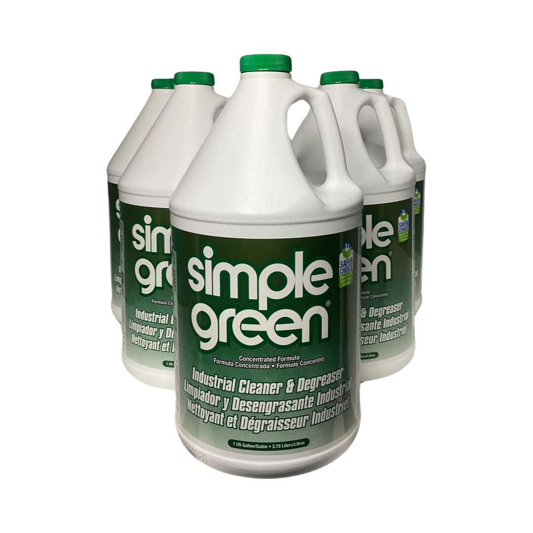 Simple Green 13005 - 5 Pack Concentrated Industrial Cleaner and Degreaser - 1 gal.