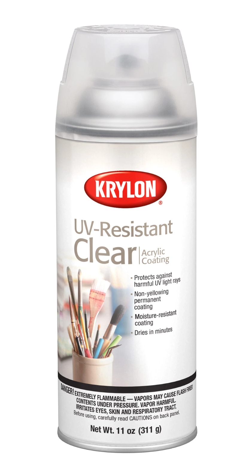 Krylon 1305 Acrylic Coating UV-Resistant Clear Gloss - 11 oz