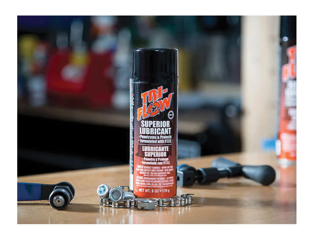 Tri-Flow TF20005 Superior Lubricant Aerosol Spray 6 oz PTFE – Case of 6