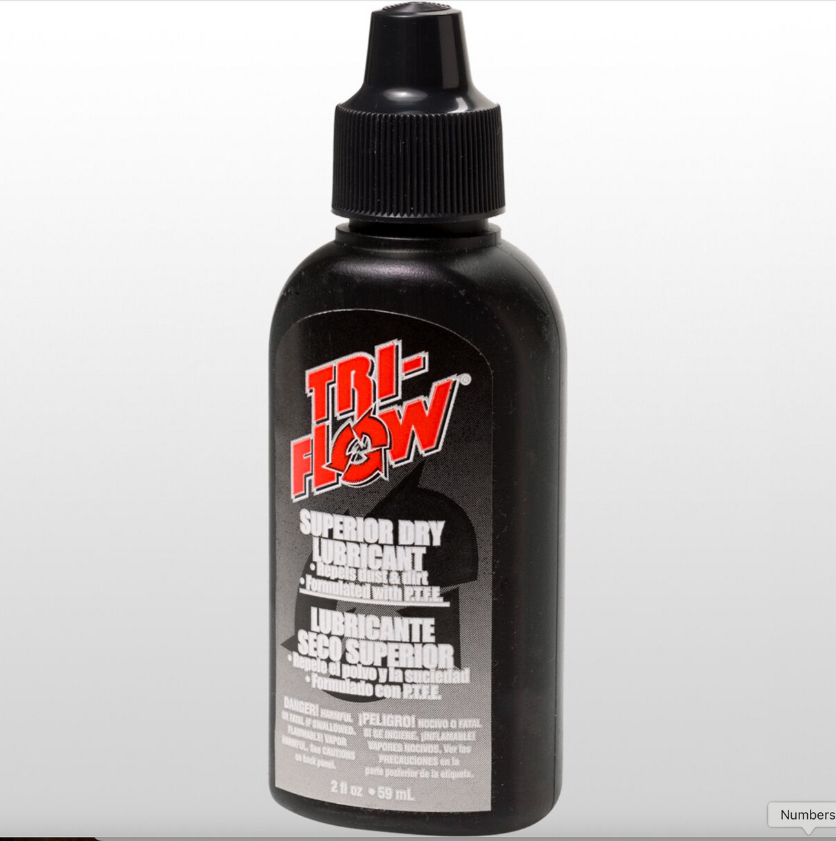 Tri-Flow TF21013 Dry Lubricant 2 oz Drip Bottle PTFE Teflon® Oil for Precision Parts