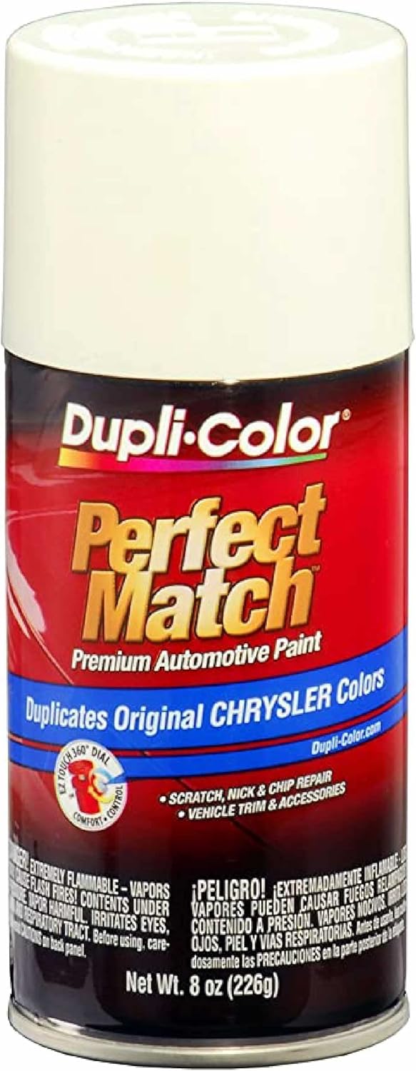 Dupli-Color BCC0407 Stone White Premium Automotive Chrysler Code PW1