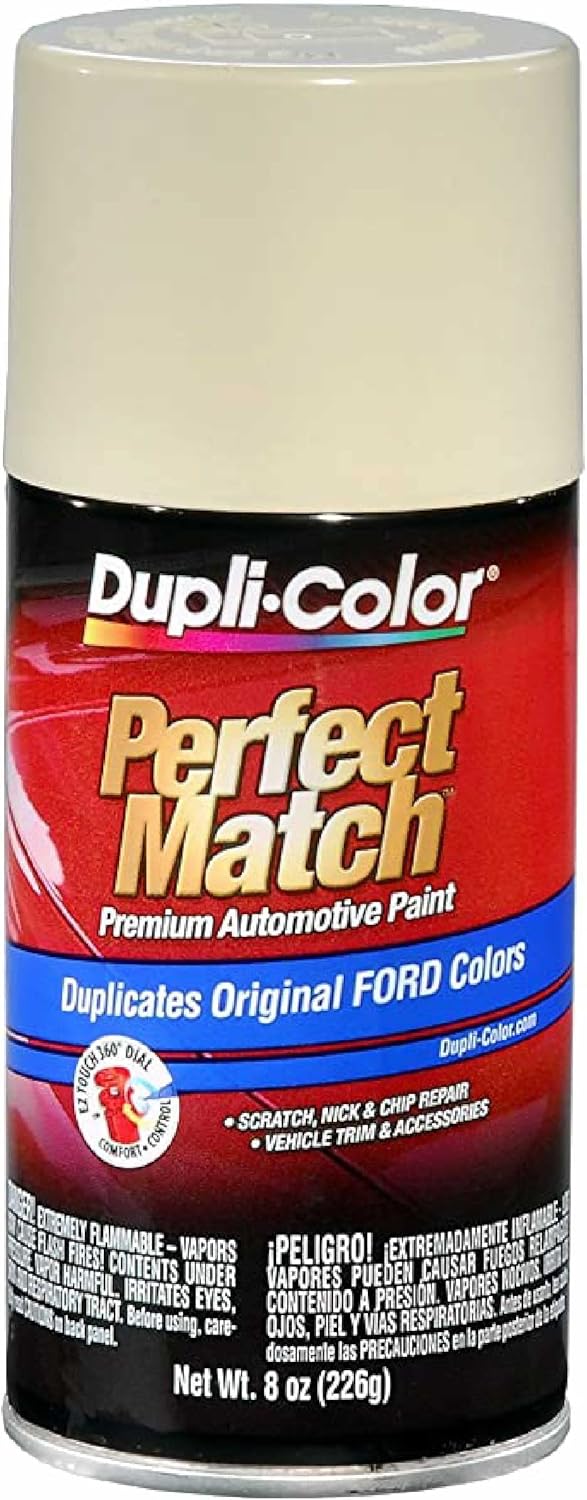 Duplicolor BFM0041 Perfect Match Ford Wimbledon White 8 oz Aerosol Code M, 9A
