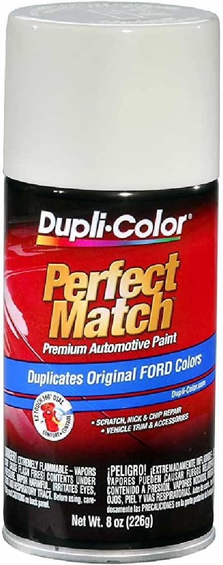 Duplicolor BFM0384 Perfect Match Ford Pure White 8 oz Code C, 9E, YG