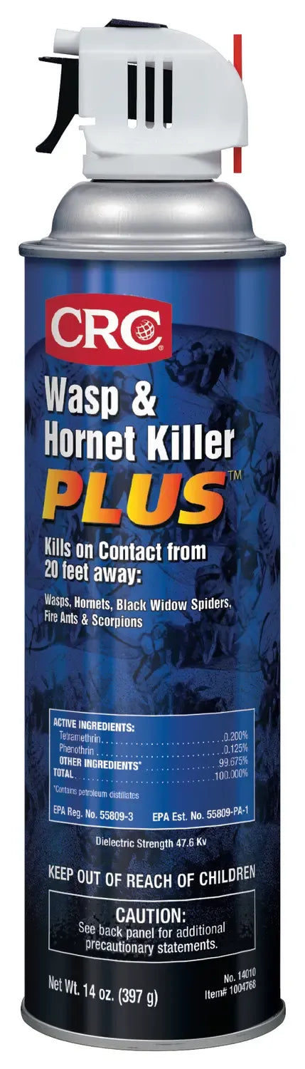 CRC 14010 Wasp & Hornet Killer Plus, 14oz
