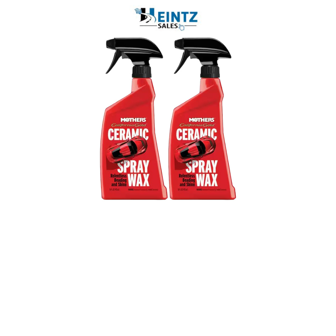 Mothers 05766 California Gold Ceramic Spray Wax 16 oz Hydrophobic Car Wax 2 pack