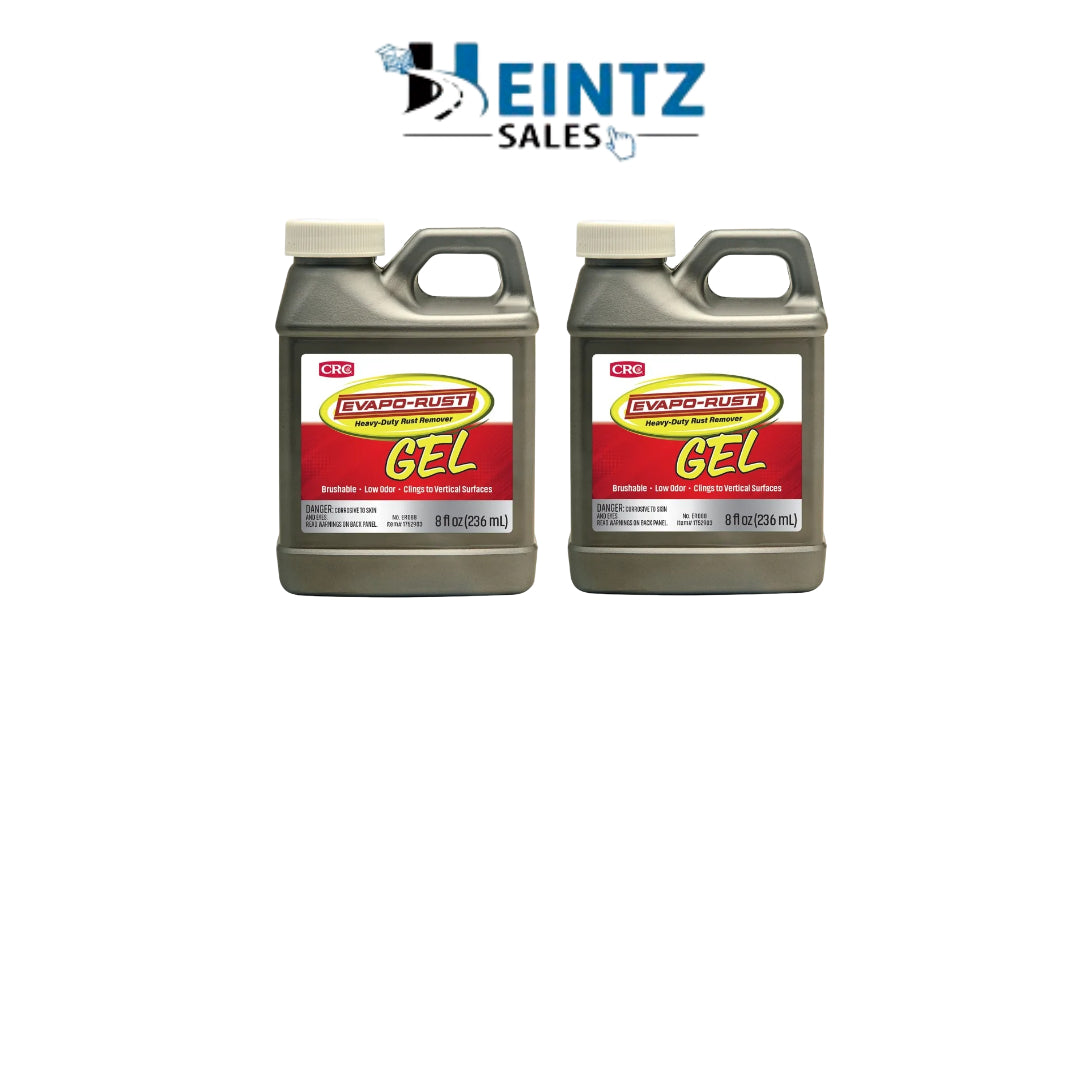 CRC EVAPO-RUST - Heavy Duty Rust Remover Gel - 8oz bottle - 2 Pack