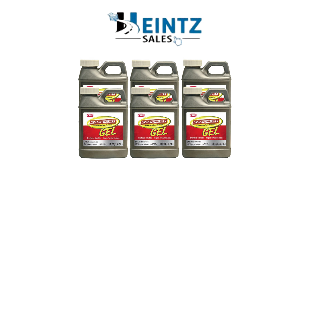 CRC EVAPO-RUST - Heavy Duty Rust Remover Gel - 8oz bottle - Six pack
