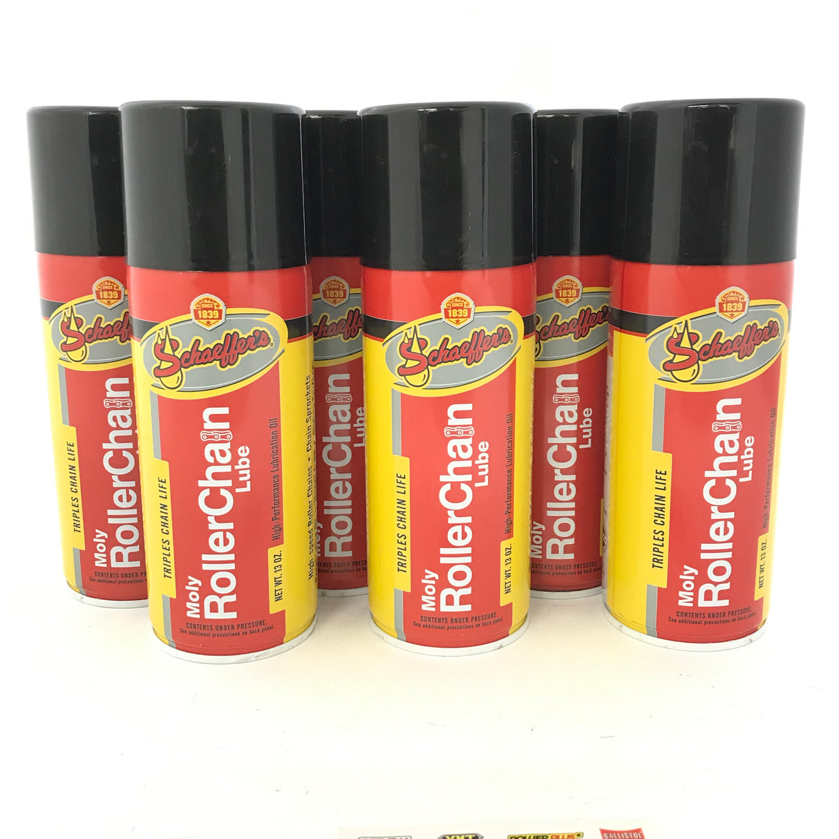 SCHAEFFERS 227-6 PACK Moly Roller Chain Lube, Gears, Cables, Chains, Sprockets, Thread