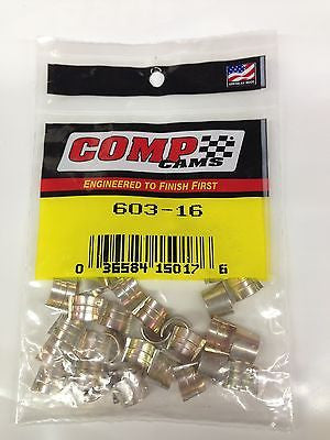 Comp Cams 603-16 Valve Locks-Set of 16- 7 degree-3/8" Hardened Steel 1 groove