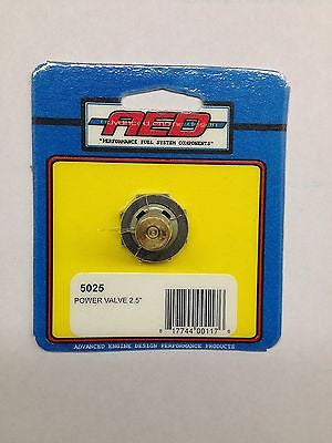 AED 5025 2.5" Carburetor Power Valve