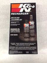 K&N 99-5050 Recharger Air Filter Cleaner Kit Spray Bottles-Squeeze Oil Cleaner