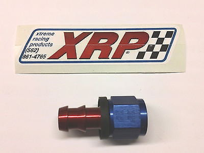 XRP 230008 Performance Race Push-on Fitting -8/8AN Straight Fuel/Water/Oil line