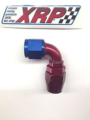 XRP 209010 Double Swivel Aluminum Hose End -10/10AN 90° Fuel/Water/Oil fitting