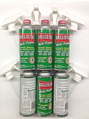 Ballistol Multi Purpose Lubricant Gun Cleaner - Case of 12 - 16oz cans w/ Spray Triggers