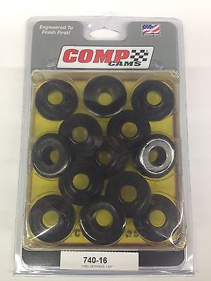 Comp Cams 740-16 1.437" 10° Steel Valve Spring Retainers - Set of 16-Super Lock
