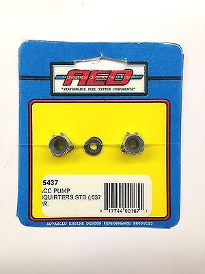AED 5437 Holley Carb Accelerator Pump Squirters-Std .037" -One pair-Carb nozzles