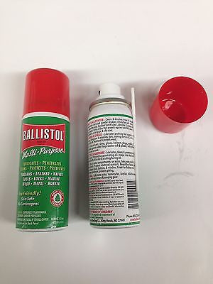 Ballistol Multi Purpose Oil-Lubricant Gun Cleaner - 1.5oz Aerosol can - 2 Pack