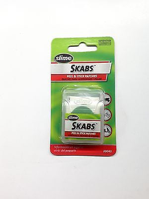 SLIME 20040 SKABS™ 6-Peel & Stick Pre-Glued Patches for Bicycle, ATV Tire Repair