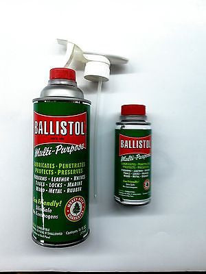 Ballistol Multi Purpose Lubricant/Gun Cleaner - 16oz can & 4oz can & Trigger