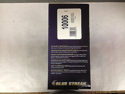 NASCAR Performance BLUE STREAK #10006 Premium Street Perf Plug Wires-8.5MM GM