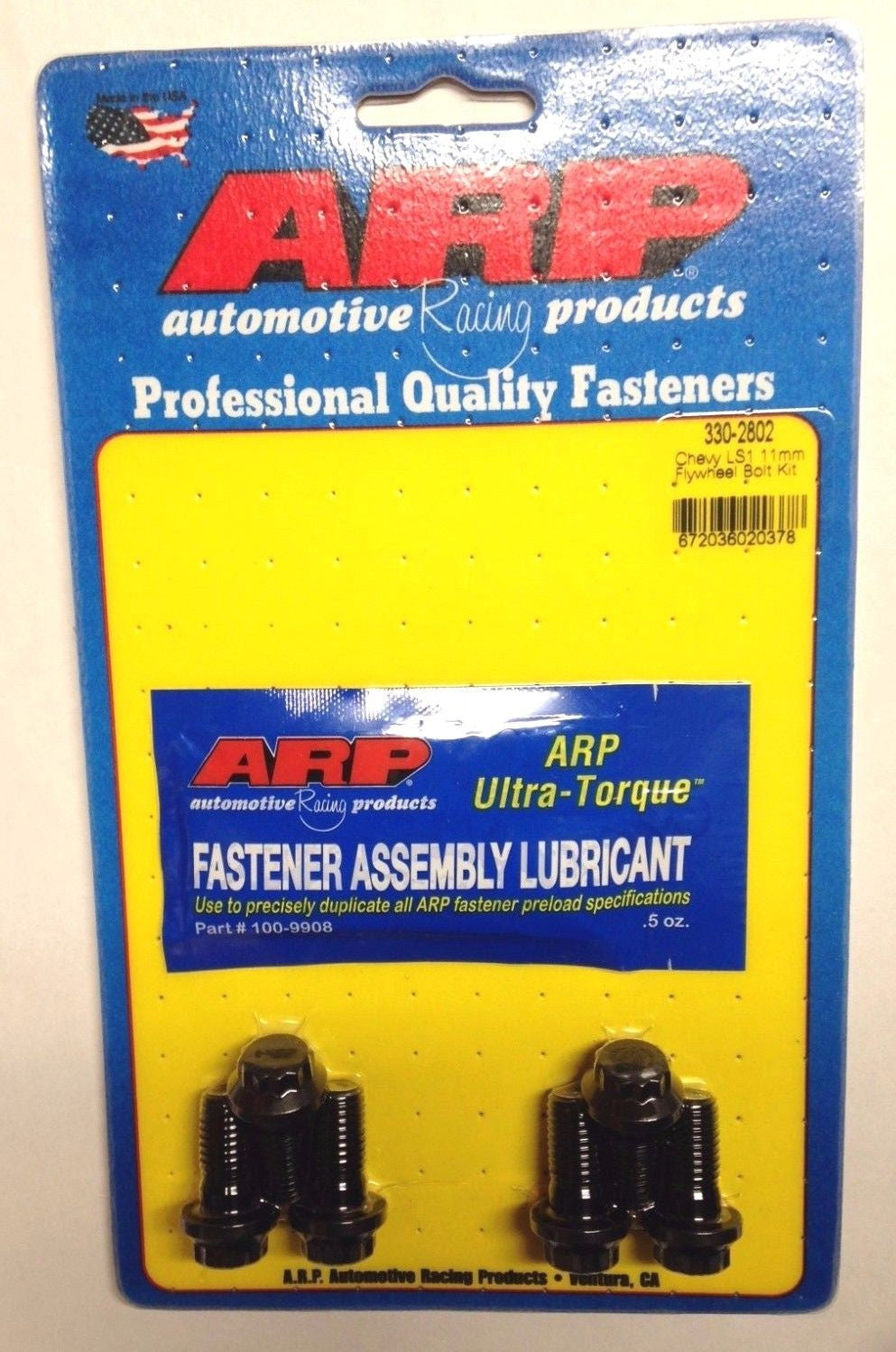 ARP 330-2802 Chevy LS1 11mm Flywheel/Flexplate Bolt Kit