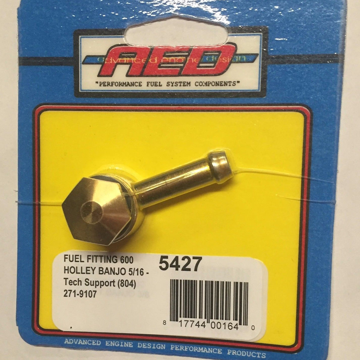 AED Performance Banjo Fuel Bowl Fitting (600 Style) 5427
