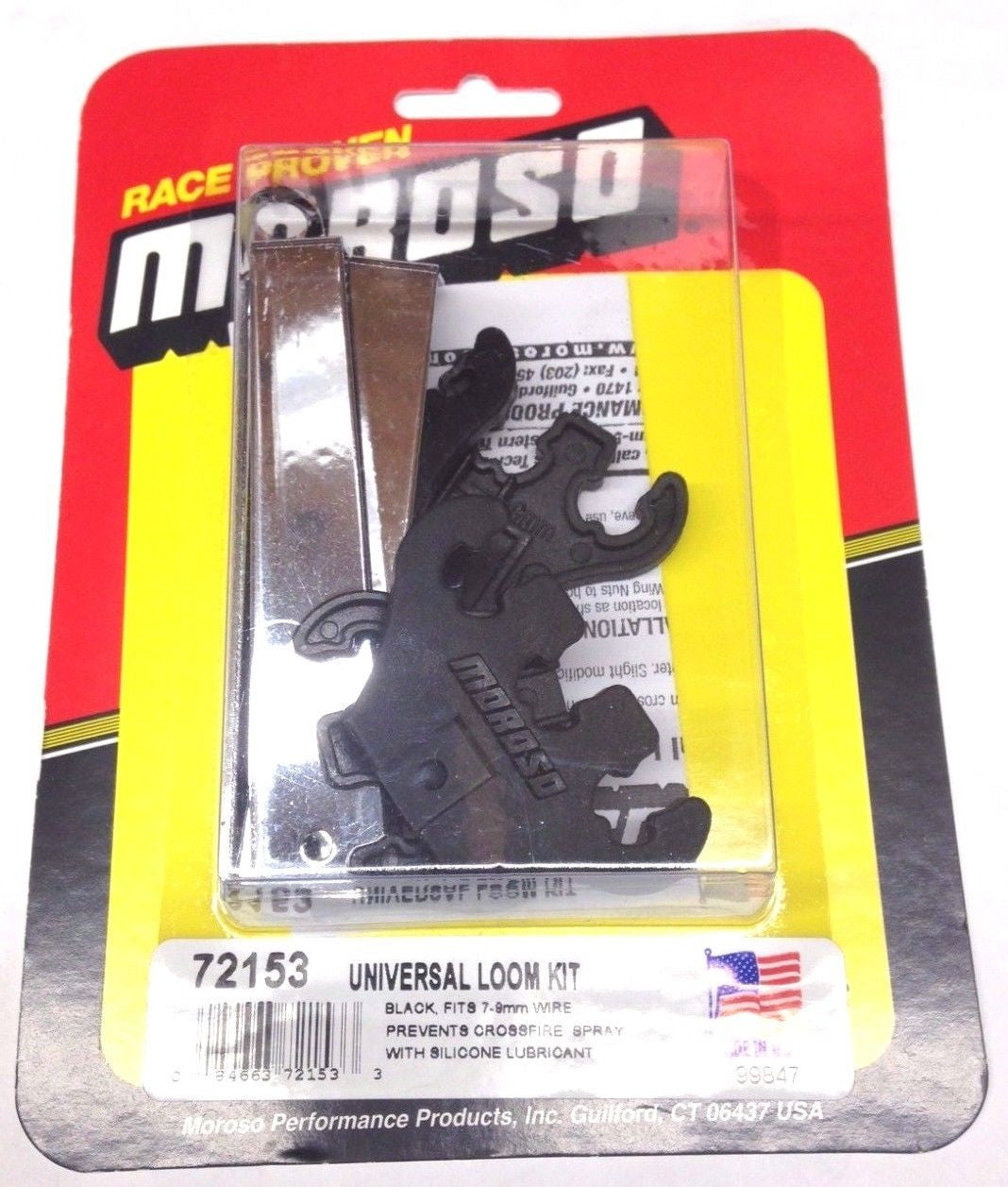 Moroso 72153 Universal Spark Plug Wire Loom/Separator Kit, Fits 7-9mm Wire