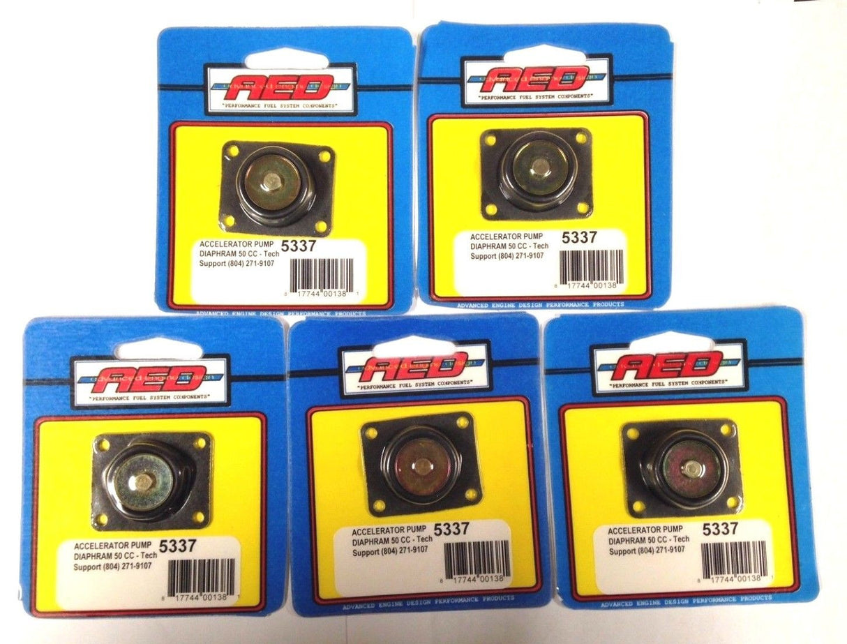 AED 5337 Accelerator Pump Diaphram for Holley Carburetor - 50 CC - 5/pkg