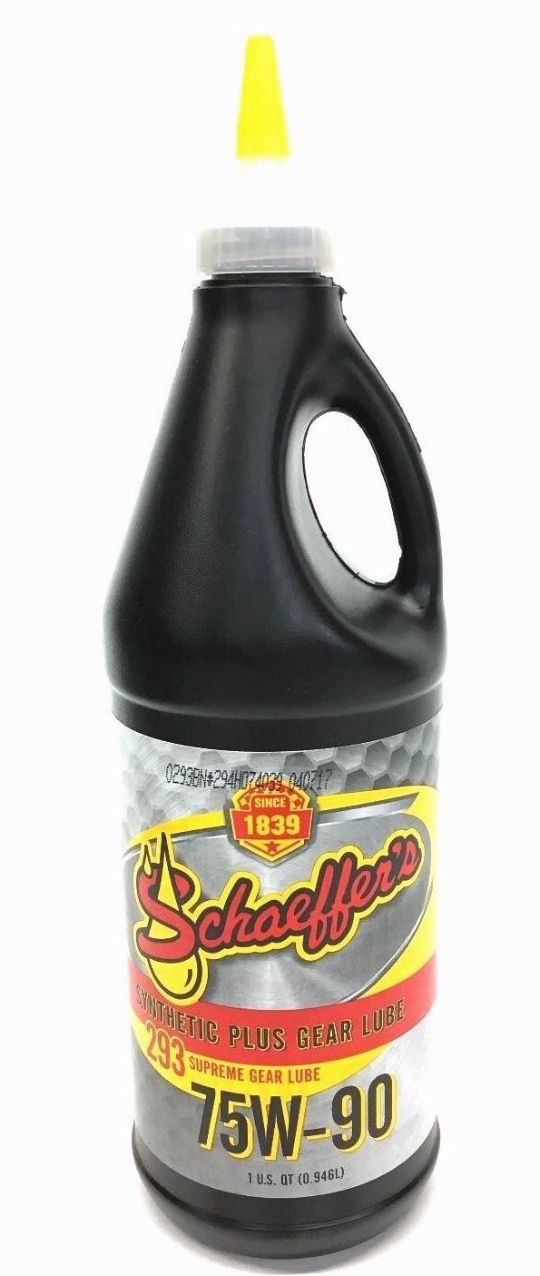 Schaeffer's 2937590-012S Synthetic Plus Gear Lube 293 Supreme Gear Lube 75W-90 - 1 quart