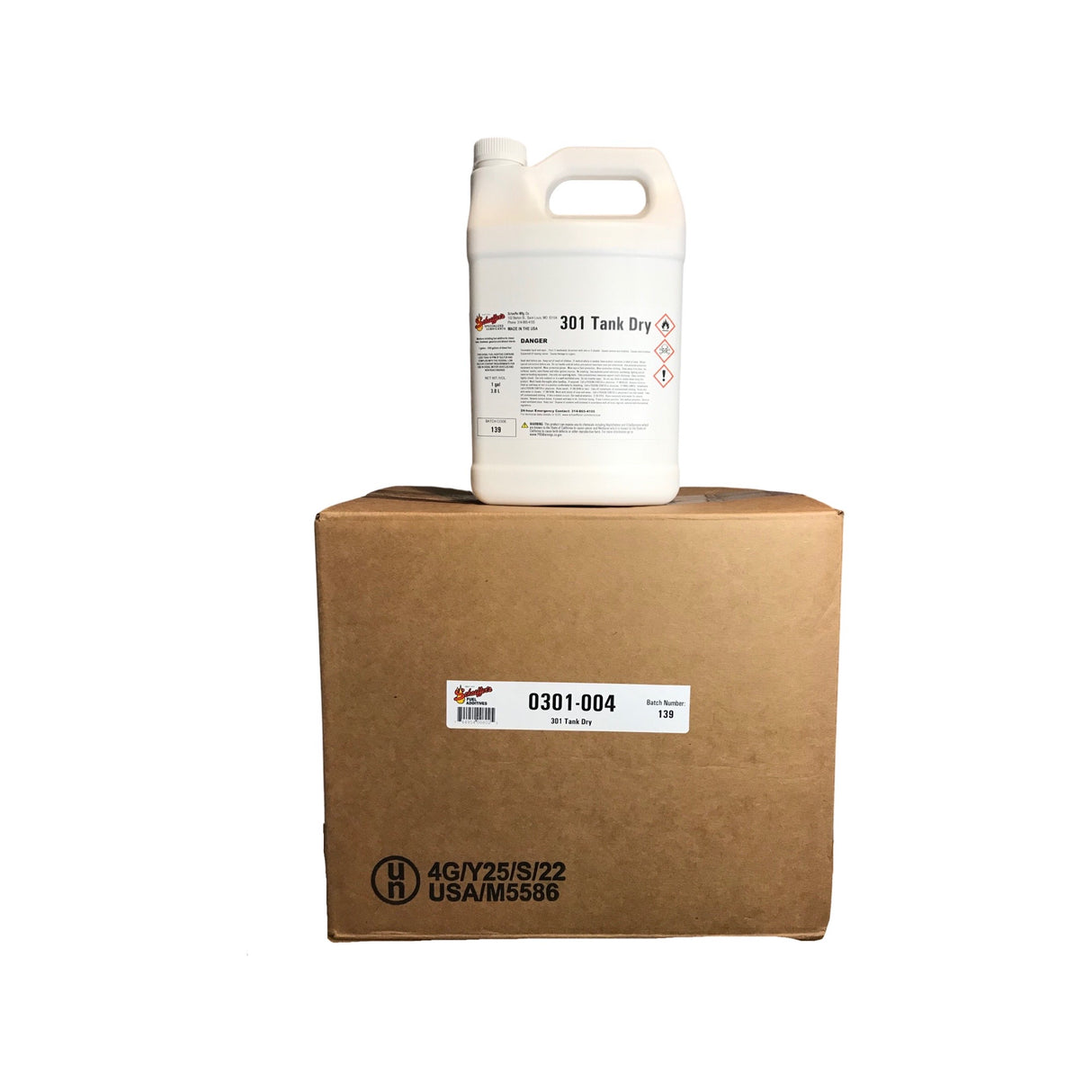 Schaeffers 301 Tank Dry 4pk - Moisture Inhibiting Fuel Additive - 1 Gallon