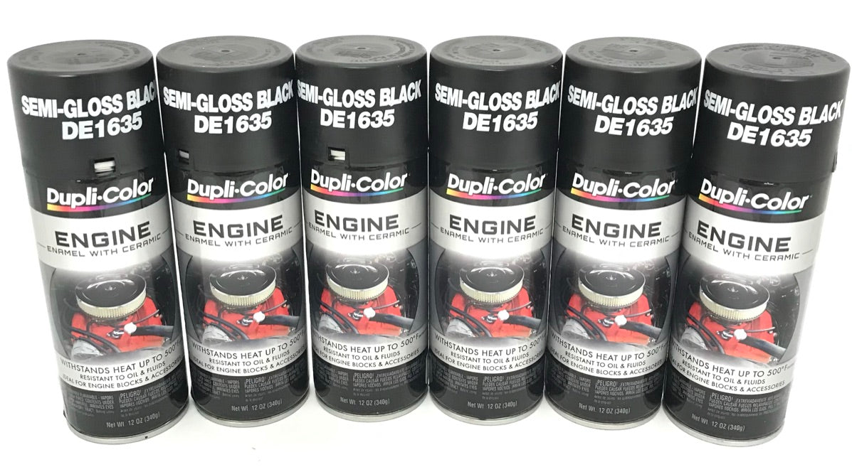 Buy Duplicolor DA1600-6 PACK GLOSS BLACK Acrylic Enamel Multi-Purpose