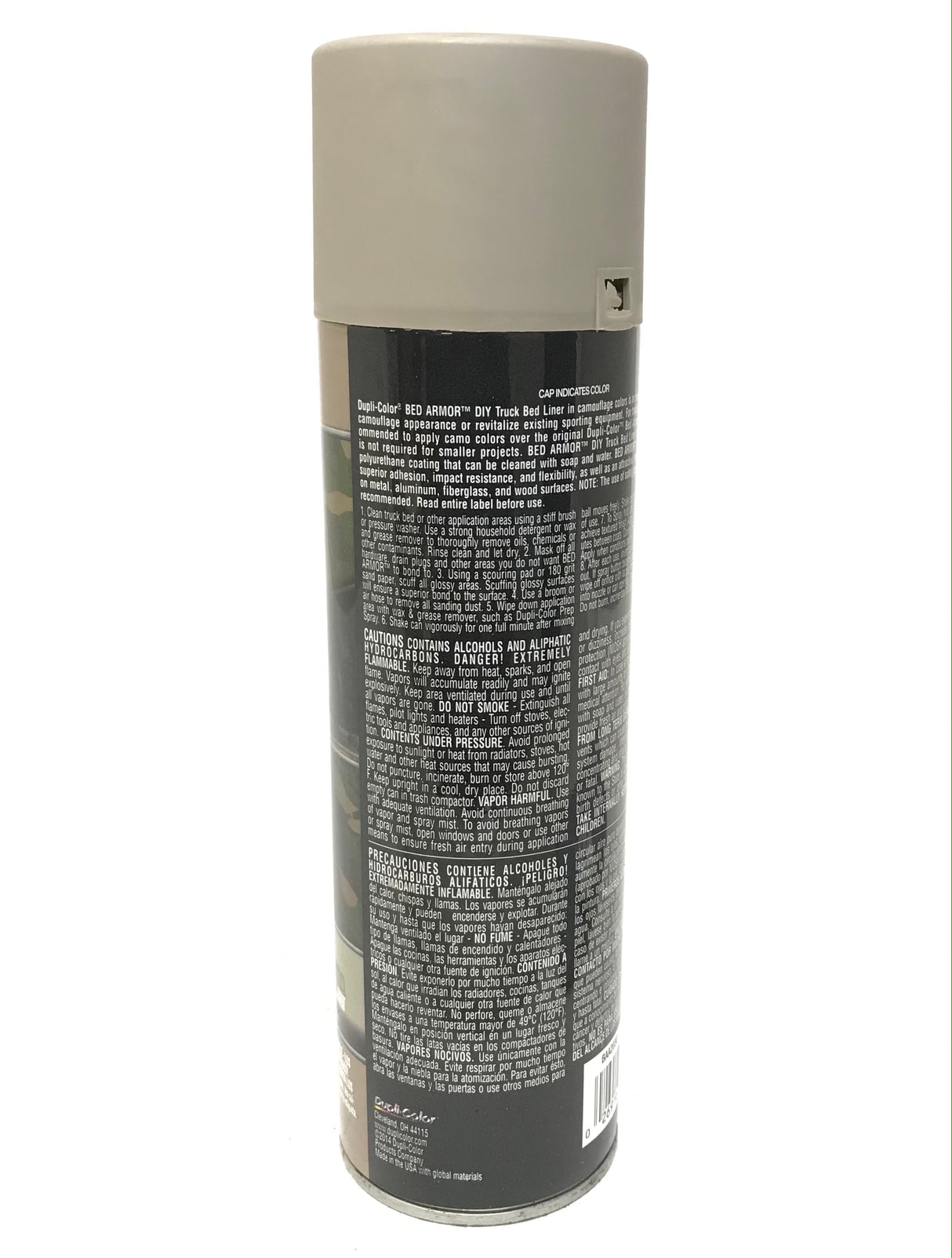 Duplicolor BAA2030 Sandstorm Camouflage Bed Armor - Rubberized Textured Finish - Low Odor - Water Based - Durable - 16.5 oz