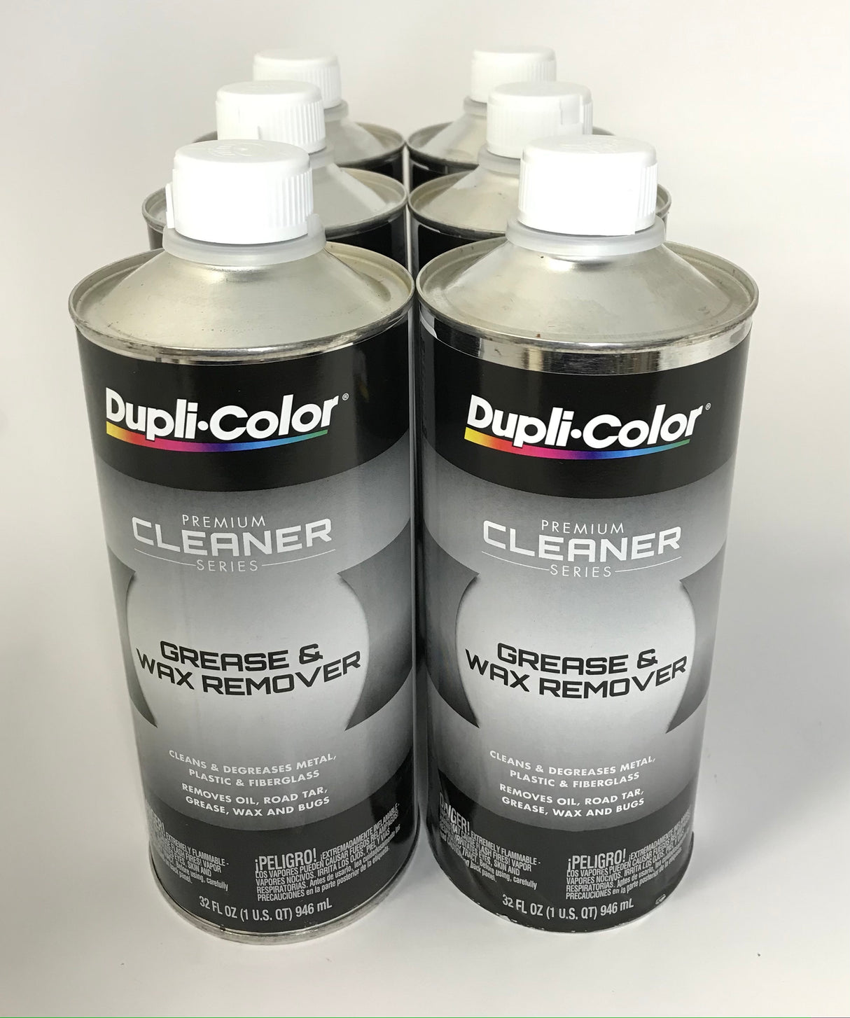 DUPLICOLOR CM541-6 PACK Premium Cleaner Series Grease and Wax Remover - 1 quart