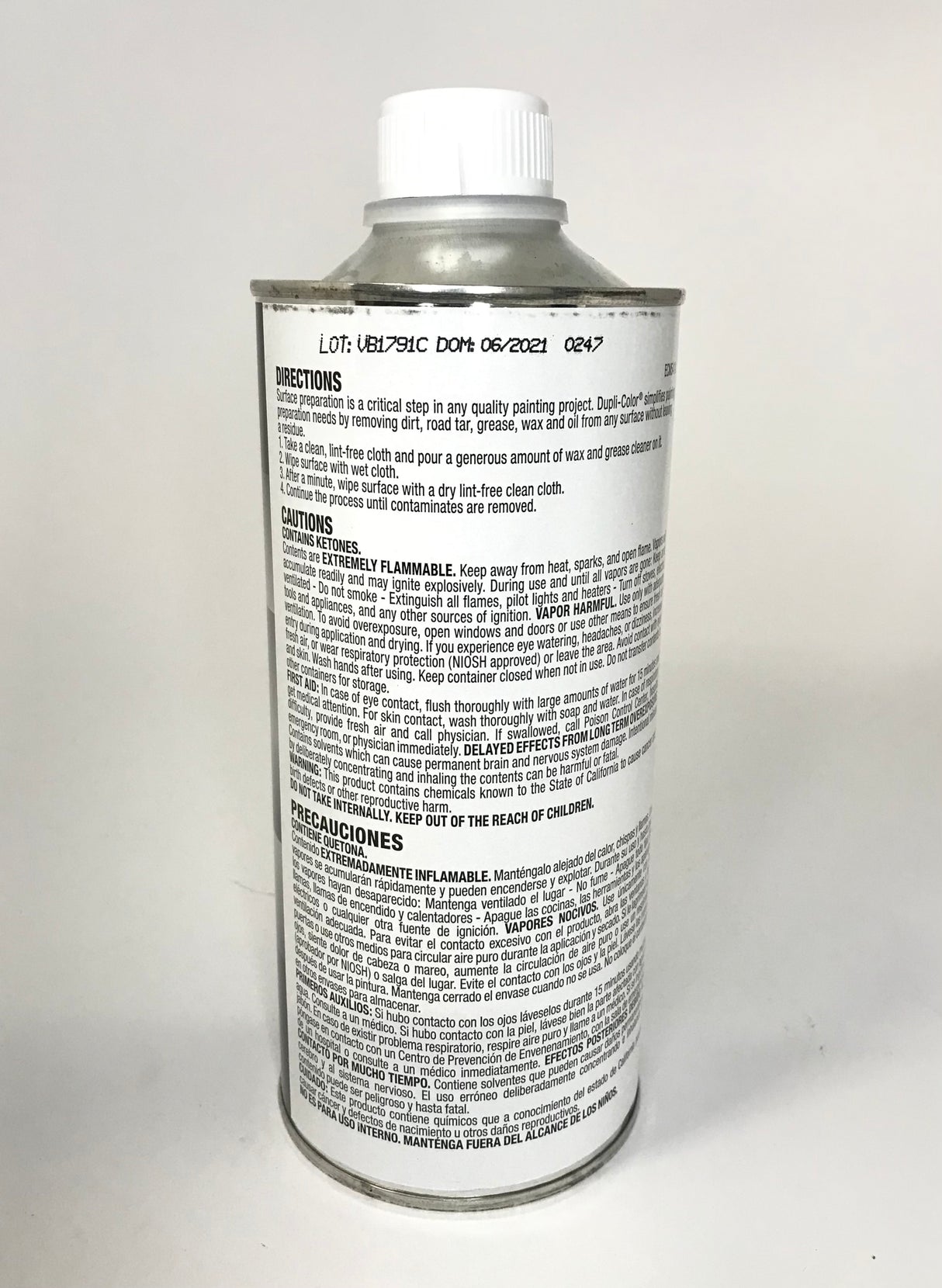 DUPLICOLOR CM541-3 PACK Premium Cleaner Series Grease and Wax Remover - 1 quart