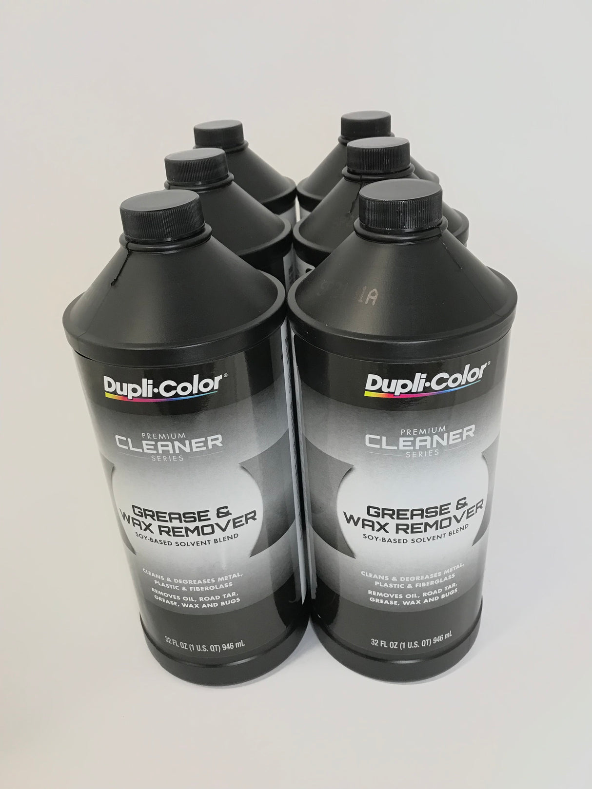 DUPLICOLOR CM543-6 PACK Soy Based Solvent Blend Grease and Wax Remover -1 quart