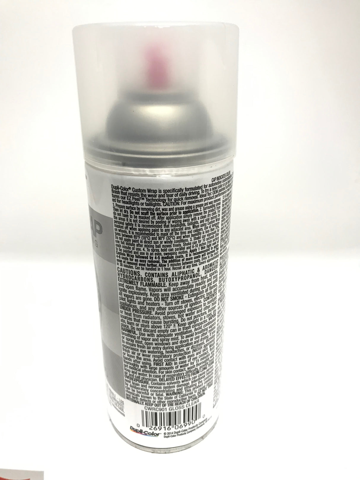 Duplicolor CWRC901 - 4 Pack Custom Wrap Removable Paint Gloss Clear - 11oz