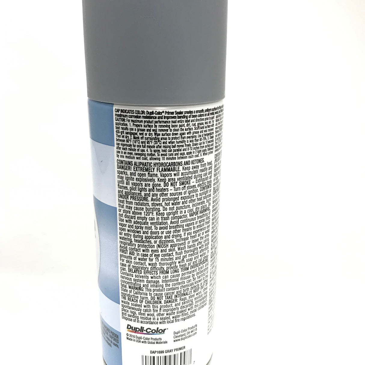 Duplicolor DAP1699 Gray Primer Sealer - Maximum Corrosion Resistance - 12 oz